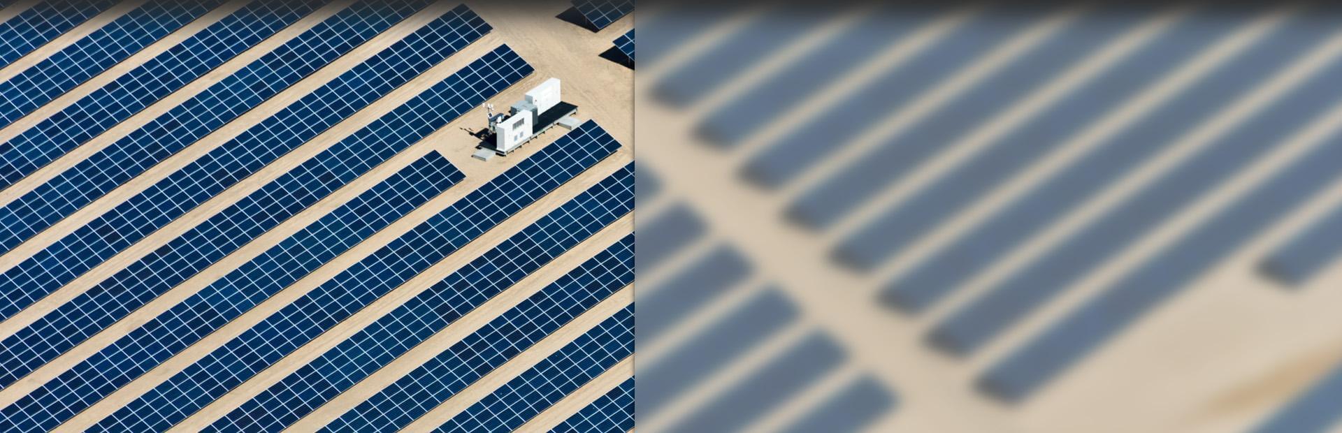 Panele słoneczne zamontowane na ziemi - #1